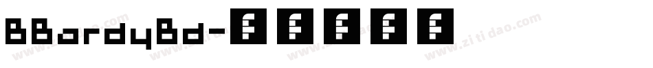 BBardyBd字体转换