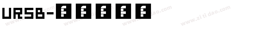 URSB字体转换