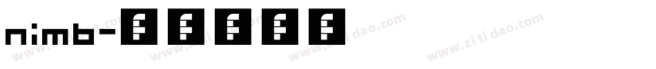 nimb字体转换