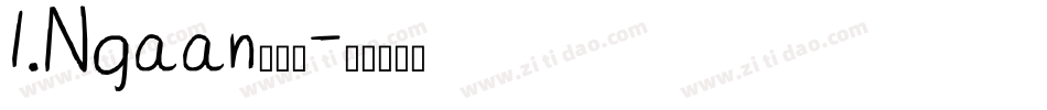 1.Ngaan转换器字体转换