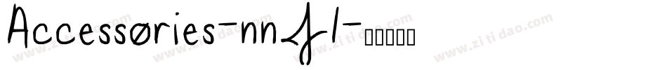 Accessories-nnJ1字体转换