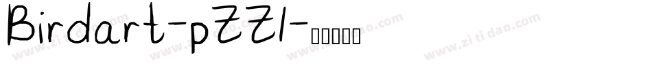 Birdart-pZZ1字体转换