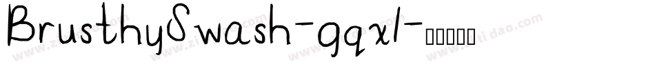 BrusthySwash-gqx1字体转换