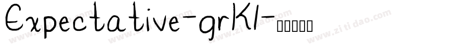 Expectative-grK1字体转换