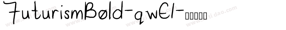 FuturismBold-qwE1字体转换