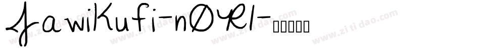 JawiKufi-nOR1字体转换