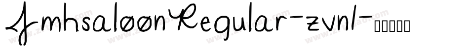 JmhsaloonRegular-zvn1字体转换