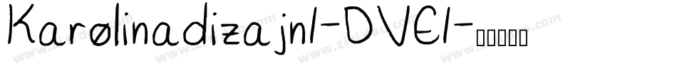 Karolinadizajn1-DVE1字体转换