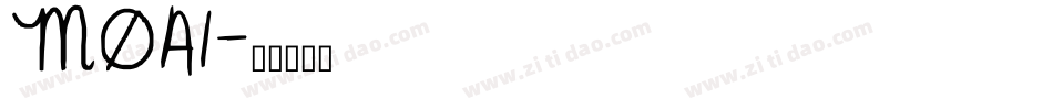 MOA1字体转换