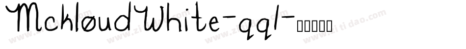 MckloudWhite-qq1字体转换