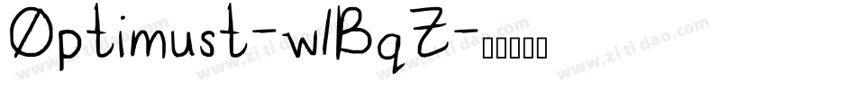 Optimust-w1BqZ字体转换