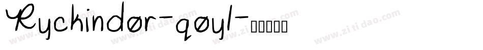 Ryckindor-qoy1字体转换