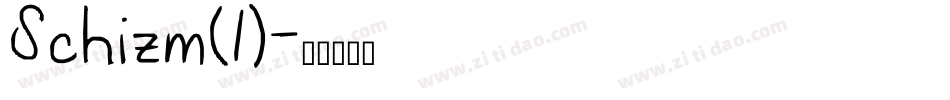 Schizm(1)字体转换
