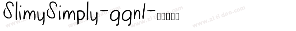 SlimySimply-ggn1字体转换