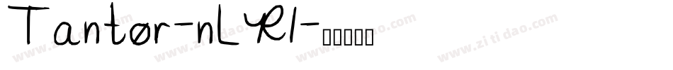 Tantor-nLR1字体转换