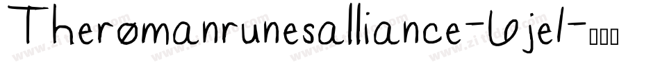 Theromanrunesalliance-6je1字体转换