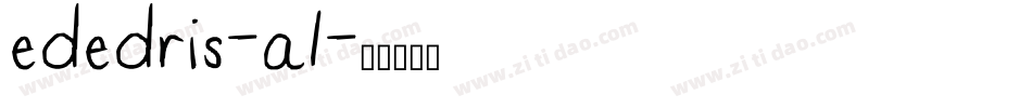 ededris-a1字体转换