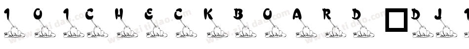 101Checkboard-DJ10字体转换