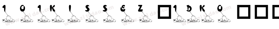 101Kissez-1DK0字体转换