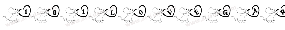 101LoveGarden-l96D字体转换