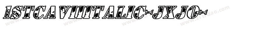 1StCavIiItalic-jXJ0字体转换