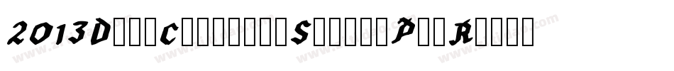 2013DemoCadaversScriptPreRelease-GoxZ字体转换