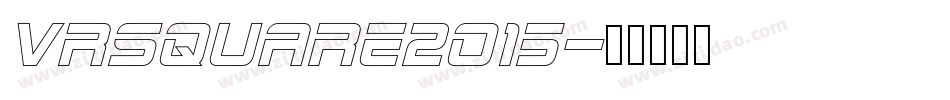 vrsquare2015字体转换