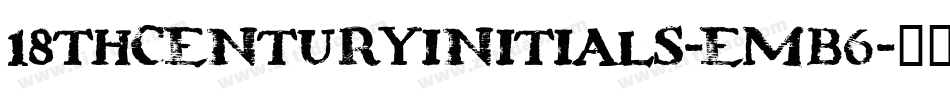 18ThCenturyInitials-eMB6字体转换