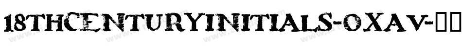 18ThCenturyInitials-oXaV字体转换