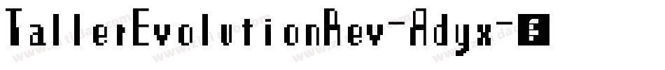 TallerEvolutionRev-Adyx字体转换
