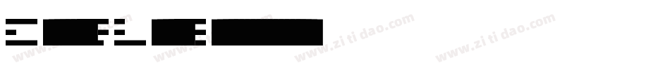 Casino3DLinesRegular-p7801字体转换