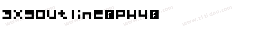 3X5Outline-7PW4字体转换