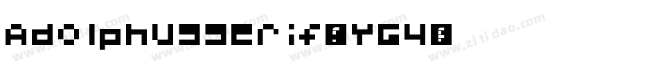 AdolphusSerif-4YG4字体转换