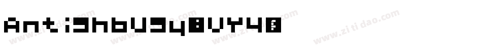 Antishbusy-1VY4字体转换