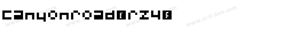 Canyonroad-7rz4字体转换