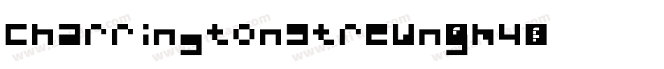 CharringtonStrewn-gm4字体转换