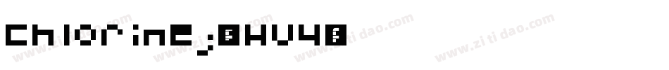 Chlorinej-0Wv4字体转换