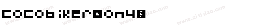 Cocobiker-0on4字体转换