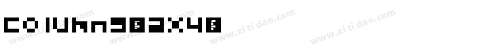 Columns-0aX4字体转换