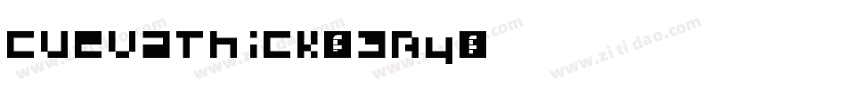 CuevaThick-L3By字体转换