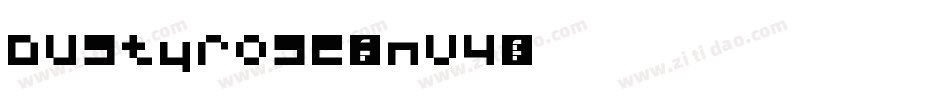 Dustyrose-nnv4字体转换