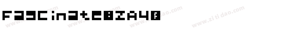 Fascinate-1ZA4字体转换