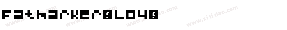 Fatmarker-4LO4字体转换