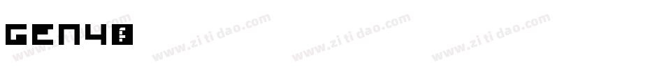 GEN4字体转换