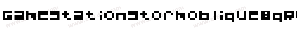 GamestationStormoblique-1qR4字体转换