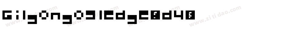 GilgongoSledge-4d4字体转换