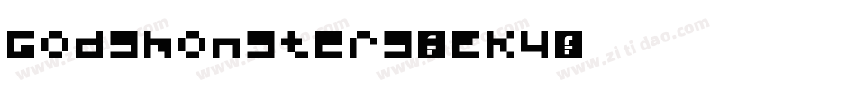 Godsmonsters-nEK4字体转换