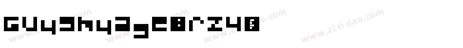 Guysmyage-1rz4字体转换