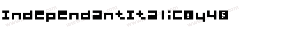 IndependantItalic-7y4字体转换
