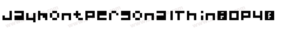JaymontPersonalThin-nOP4字体转换